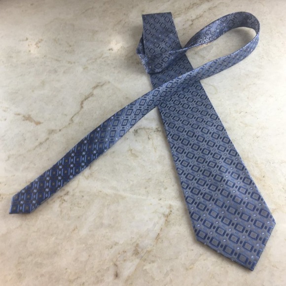 PLATINUM SILK TIE - Picture 2 of 14